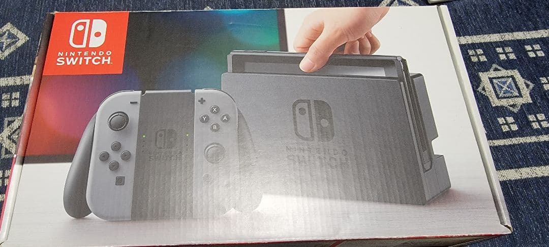 ジャンク品 Nintendo Switch 本体 青/灰 Joy-Con付き
