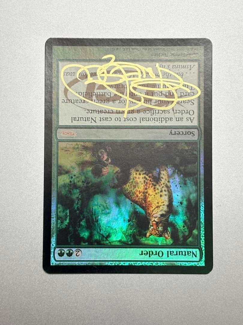 Natural Order ジャッジFoil サイン入り