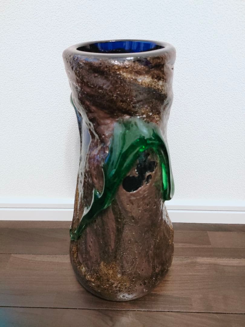 超激レア品！名工稲嶺盛吉 茶泡大花瓶　コレクション品！