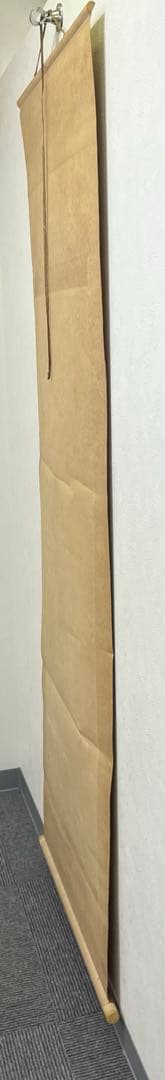 <徳次郎作>掛け軸　松・鹿・渓流