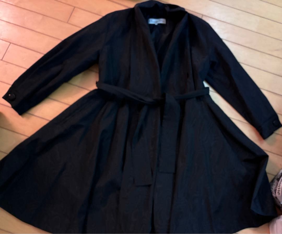 d*2様 Christian Dior ブラック ロングコート ベルト付き