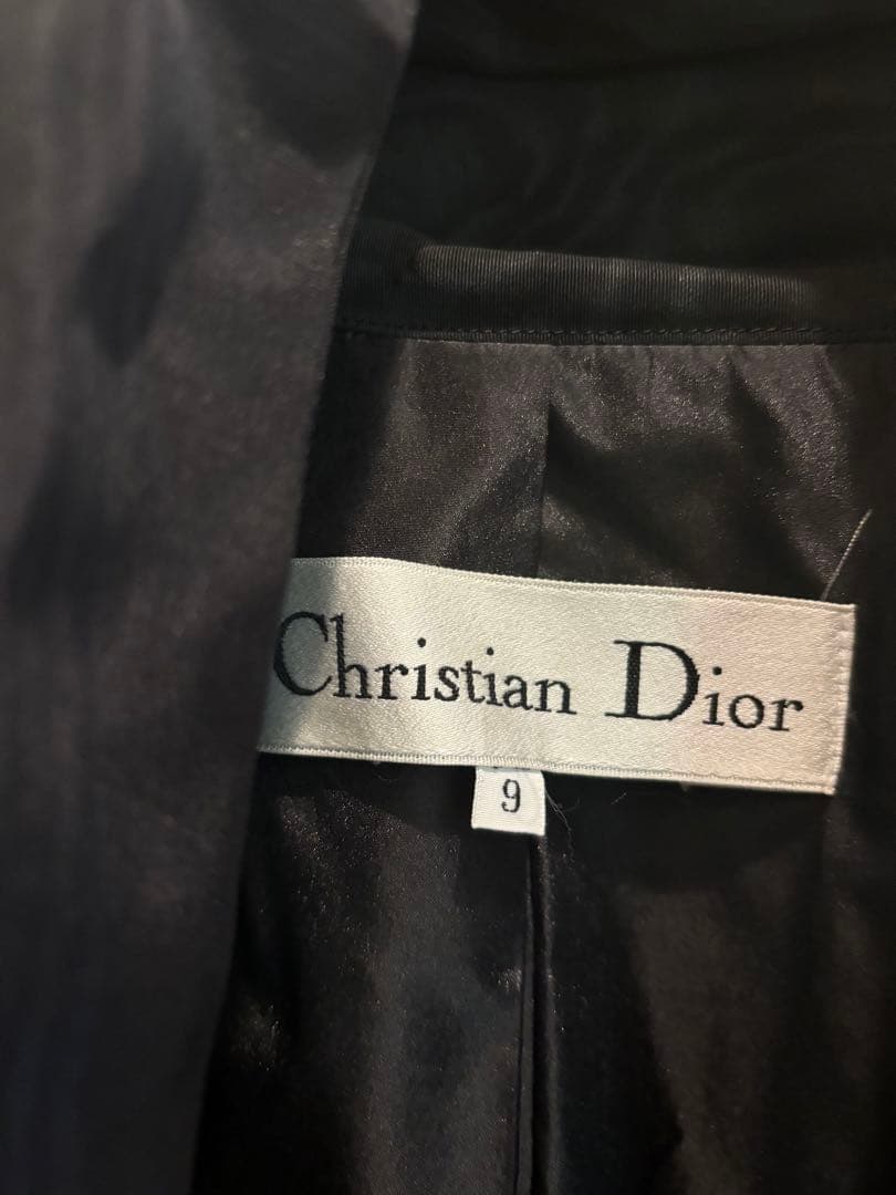d*2様 Christian Dior ブラック ロングコート ベルト付き
