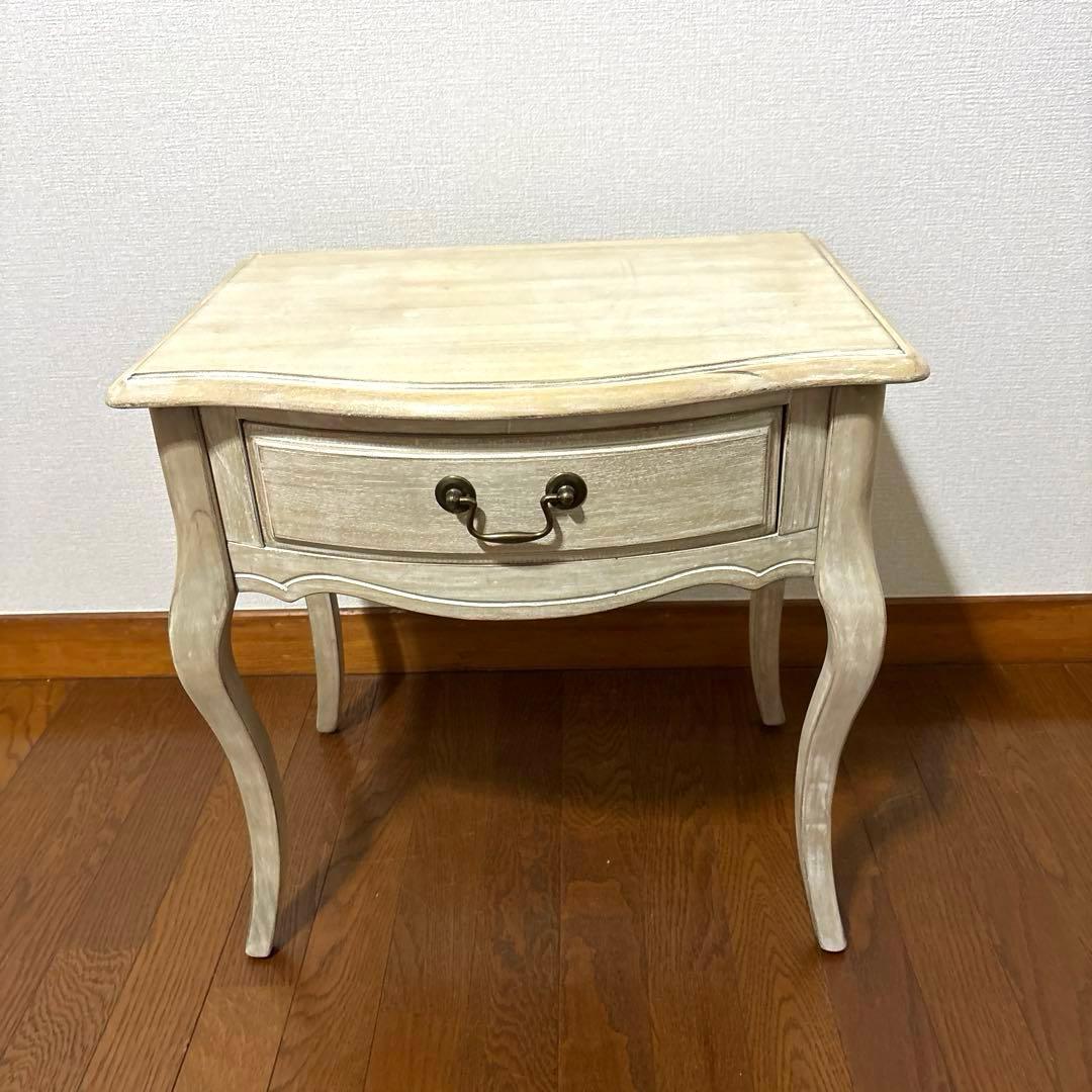 【良品】シャビーシック サイドテーブル