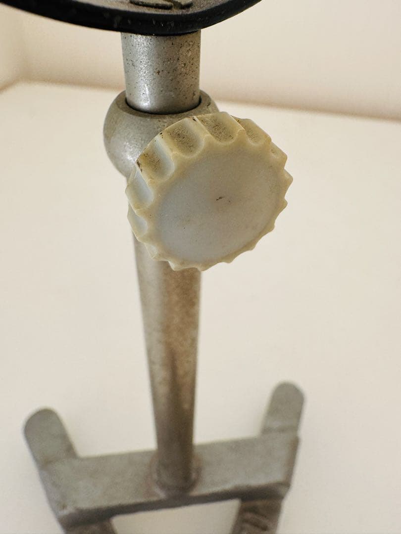 台座付凸面鏡 ヴィンテージ 理科室 実験器具 SHIMADZU