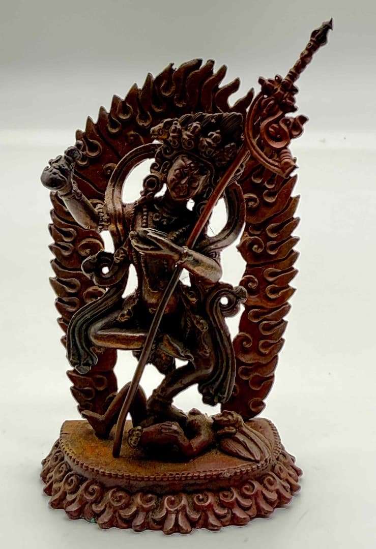 ◆ダーキニー(荼枳尼天)像◆仏教 チベット◆アンティーク風