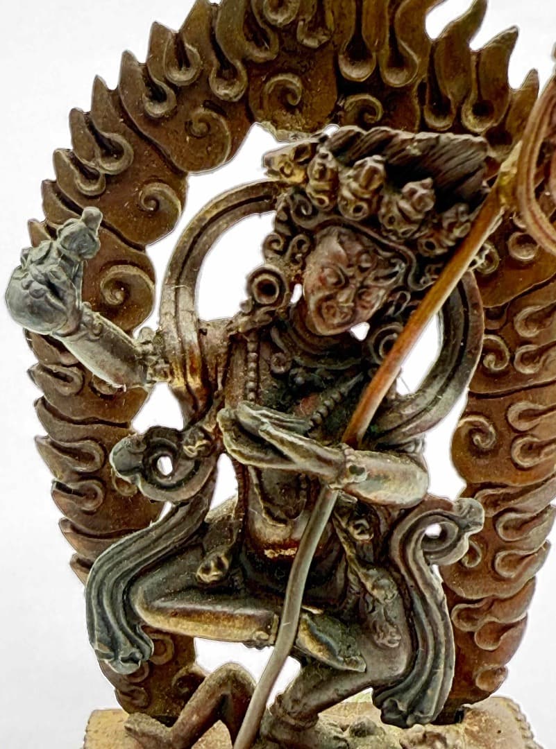 ◆ダーキニー(荼枳尼天)像◆仏教 チベット◆アンティーク風