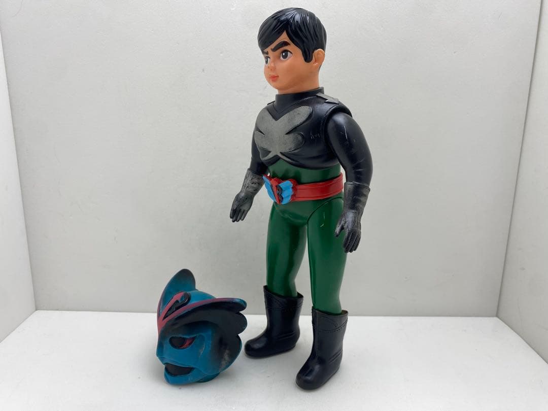 当時物！旧バンダイ　超人バロム1 面取れソフビ