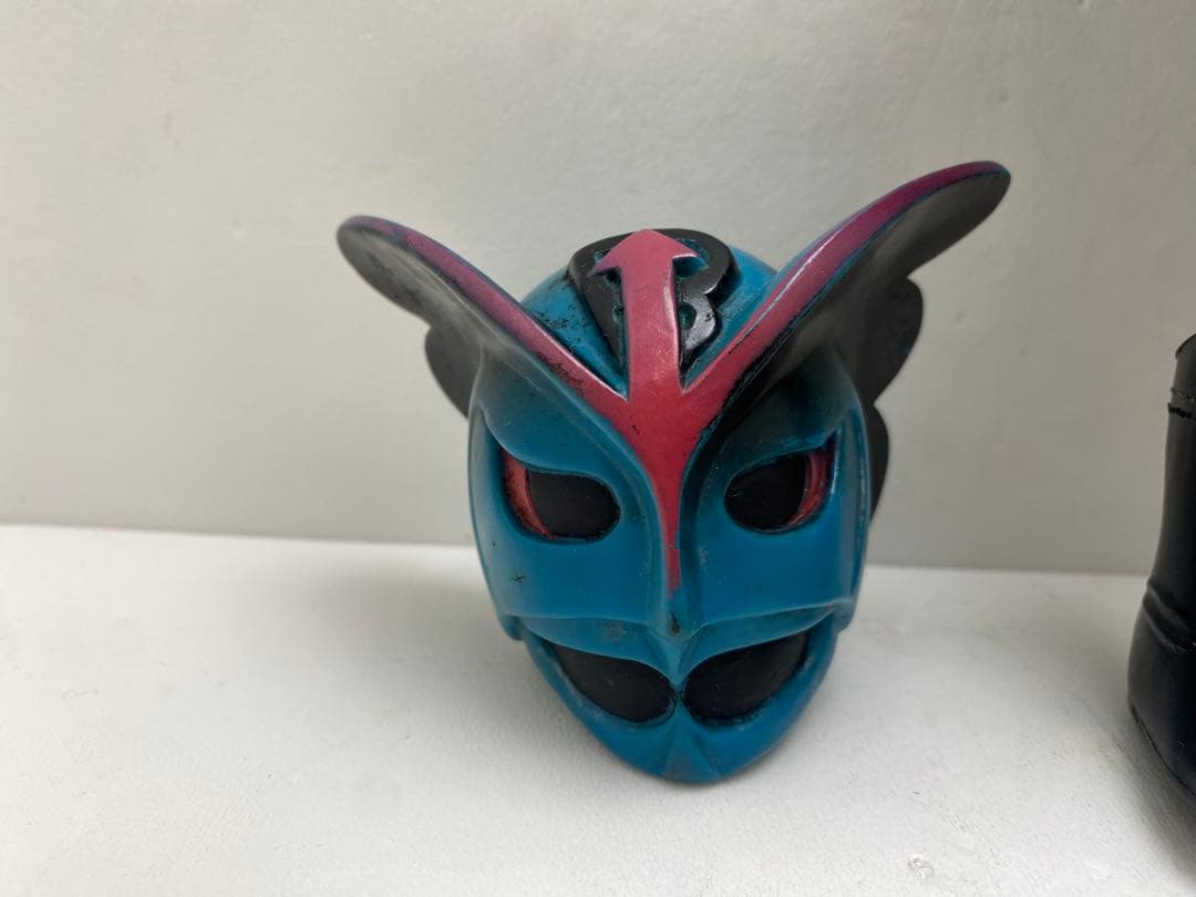 当時物！旧バンダイ　超人バロム1 面取れソフビ