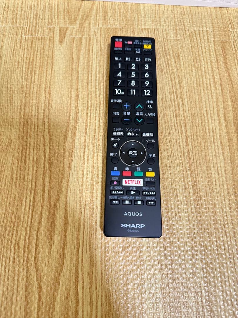 シャープLC-40U45 40型 2017年製⭕️上地、BS/CS、動画可テレビ