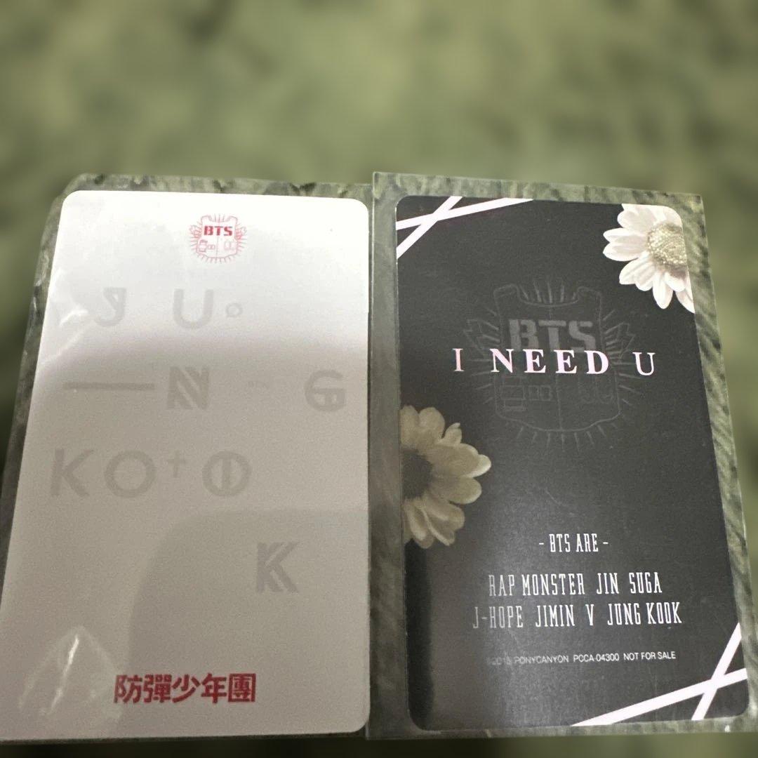 Jungkook ポラロイドBTS トレカ