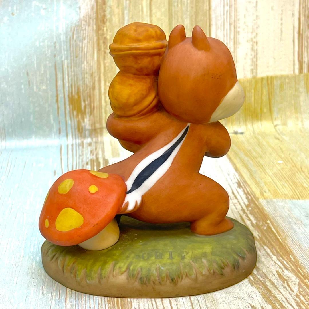 チップとデール チップ＆デール スタチュー ガーデン フィギュア 陶器製