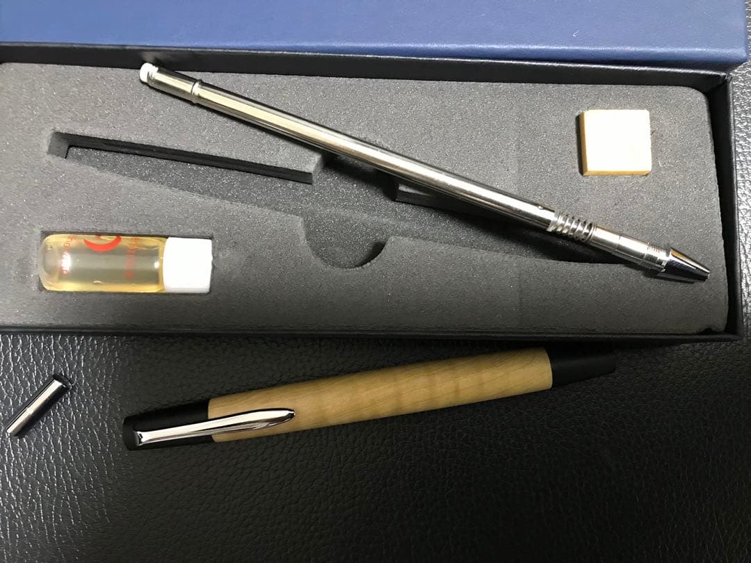 現在は専用です。野原工芸　旧型シャーペン　栃縮杢