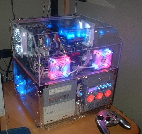 自作ケース　フルオリジナル　ATX　LUBICフレーム　ケースのみ