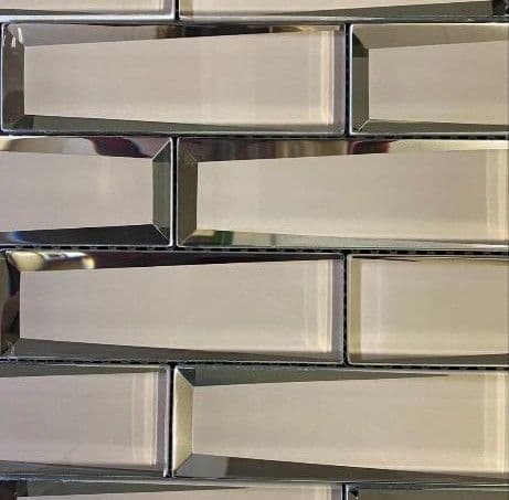 【まとめ売り】スレンダーミラー　9シート　LIXIL　タイル　デザインタイル