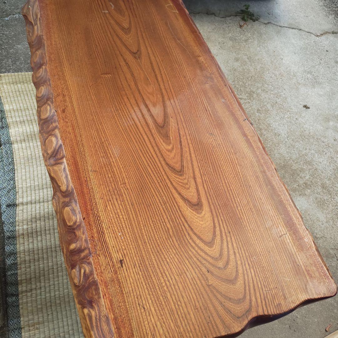 昭和レトロ　無垢材　小型座卓　ちゃぶ台　古民家　当時物