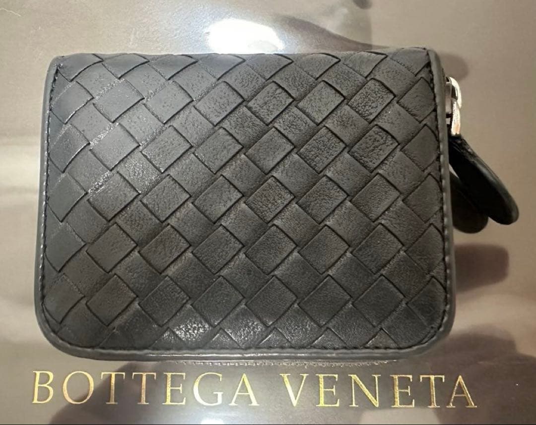 【付属品付】ボッテガヴェネタ イントレチャートケース/ラム/灰1️⃣✨✨
