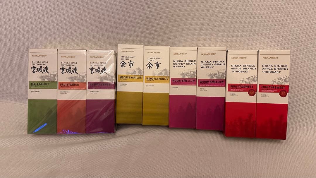 【限定品】Nikkaウイスキー蒸留所限定180ml×9本