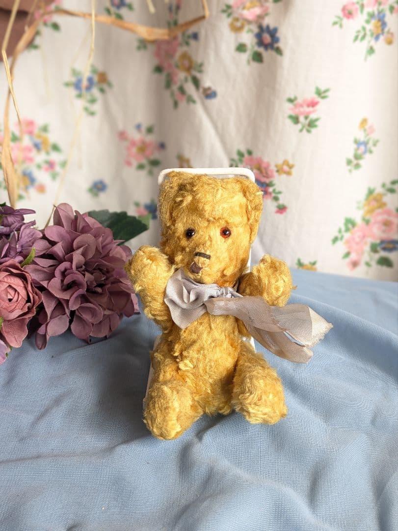 イギリス アンティーク ミニ テディベア アンティークぬいぐるみ