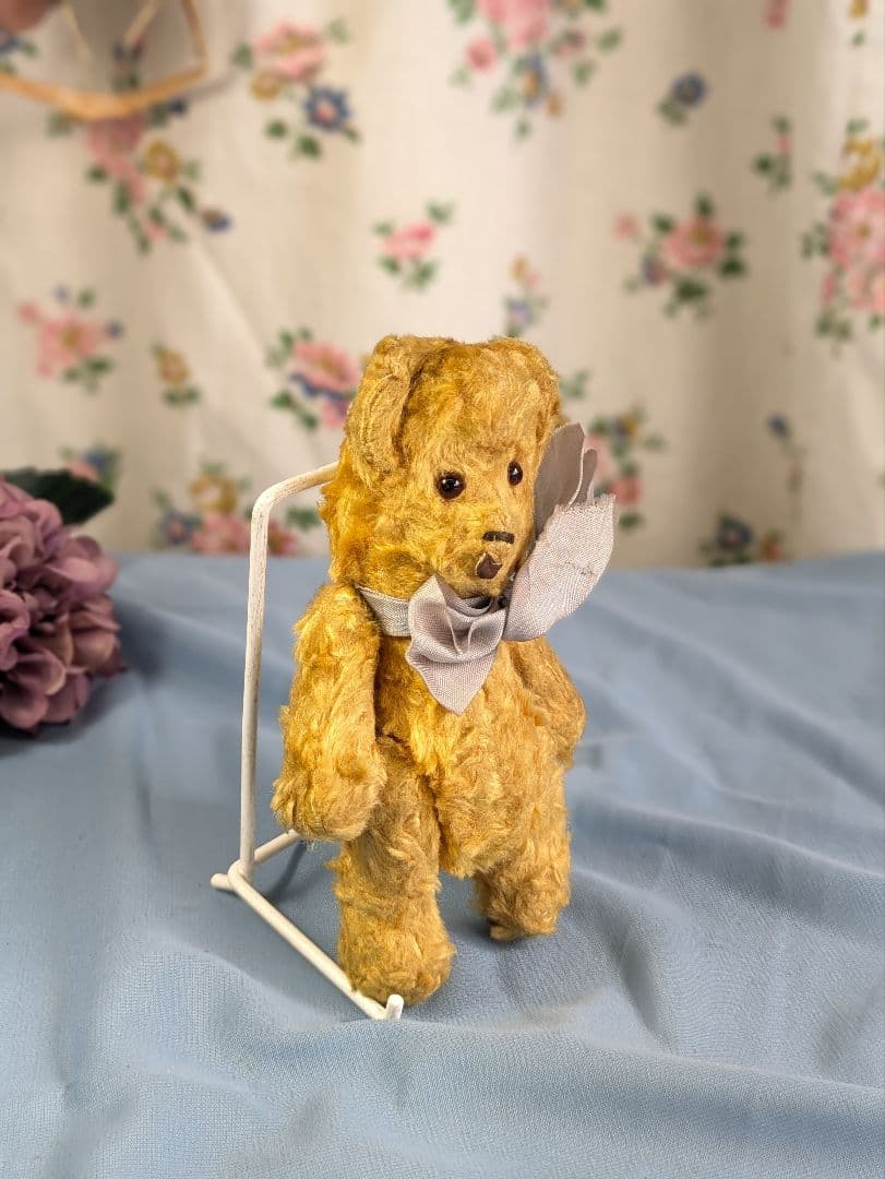 イギリス アンティーク ミニ テディベア アンティークぬいぐるみ