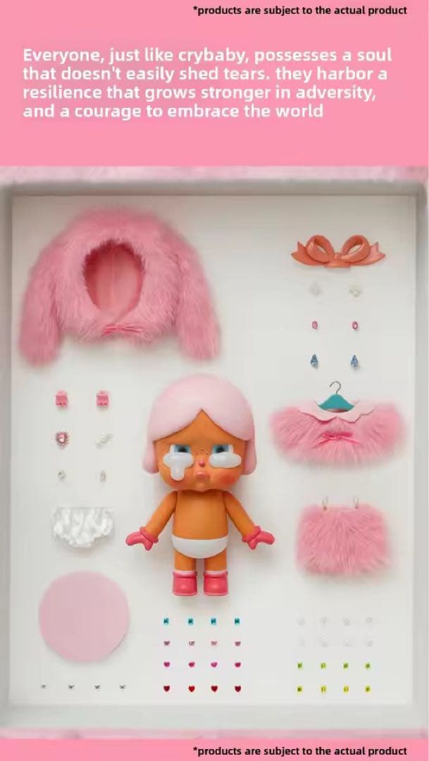 【大人気】 MEGA crybaby 400% crying in pink