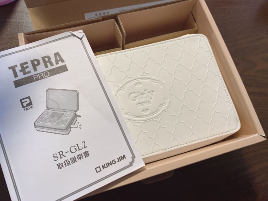 テプラPRO ガーリーテプラ コーラルピンク