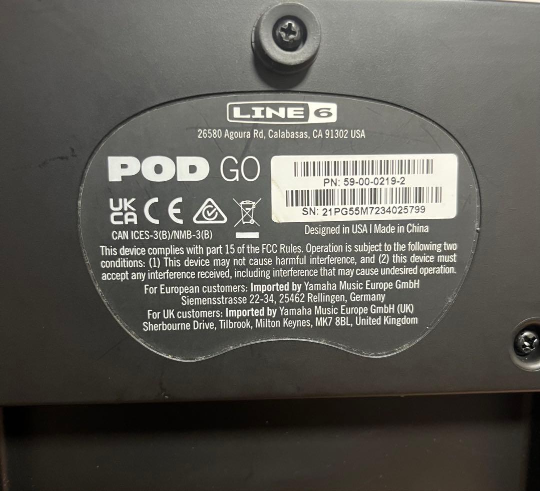 LINE6 POD GO Limited Edition 限定レッドカラー