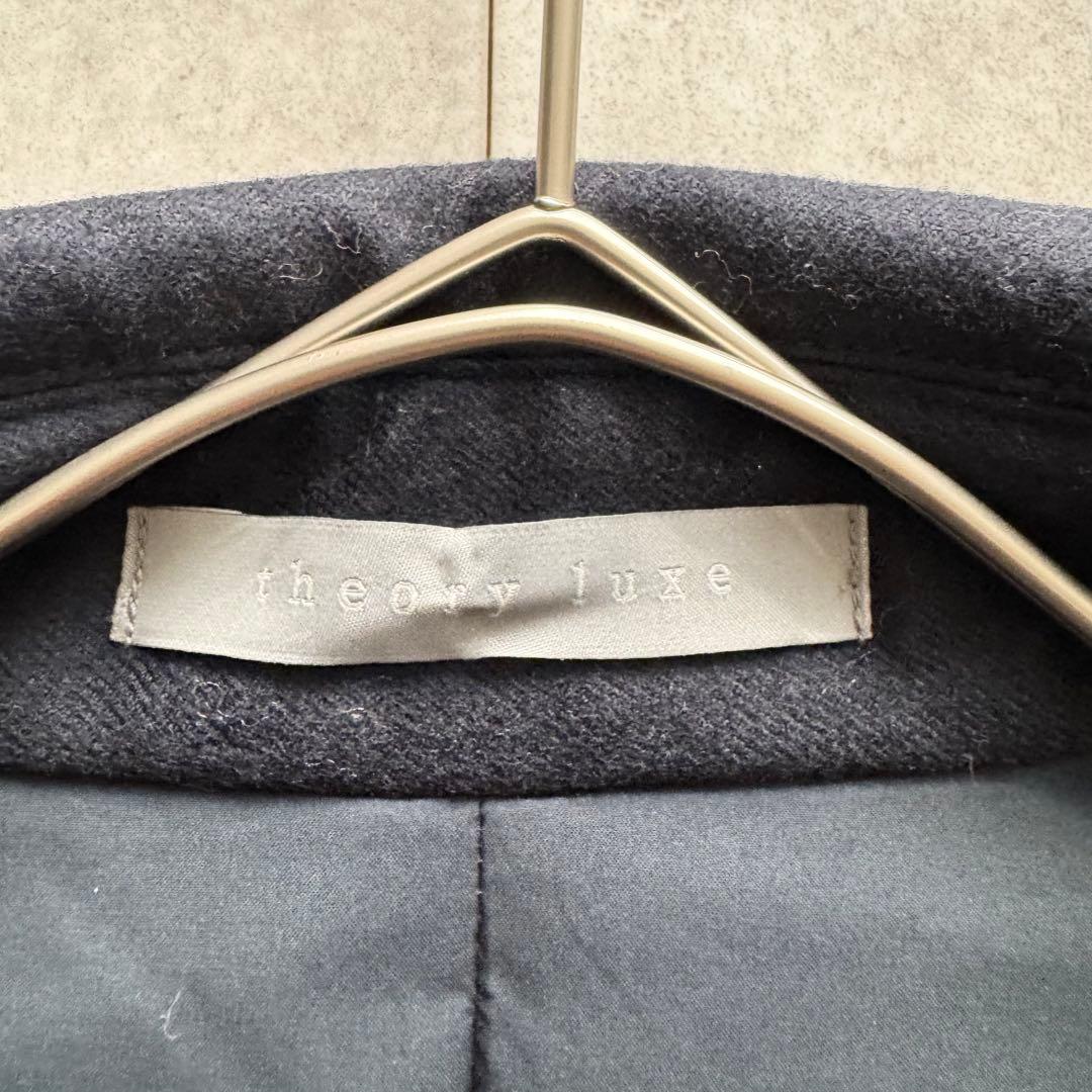 セオリーリュクス　ダウンチェスターコート ロング　NANA 　紺　38