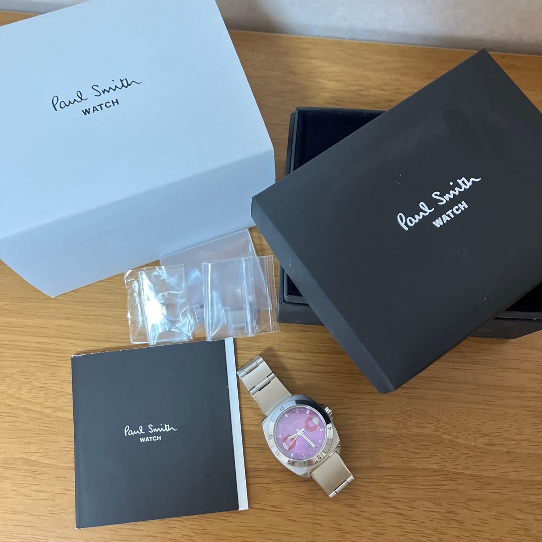 Paul Smith ポールスミス ファイナルアイズ 腕時計 クロノグラフ 紫