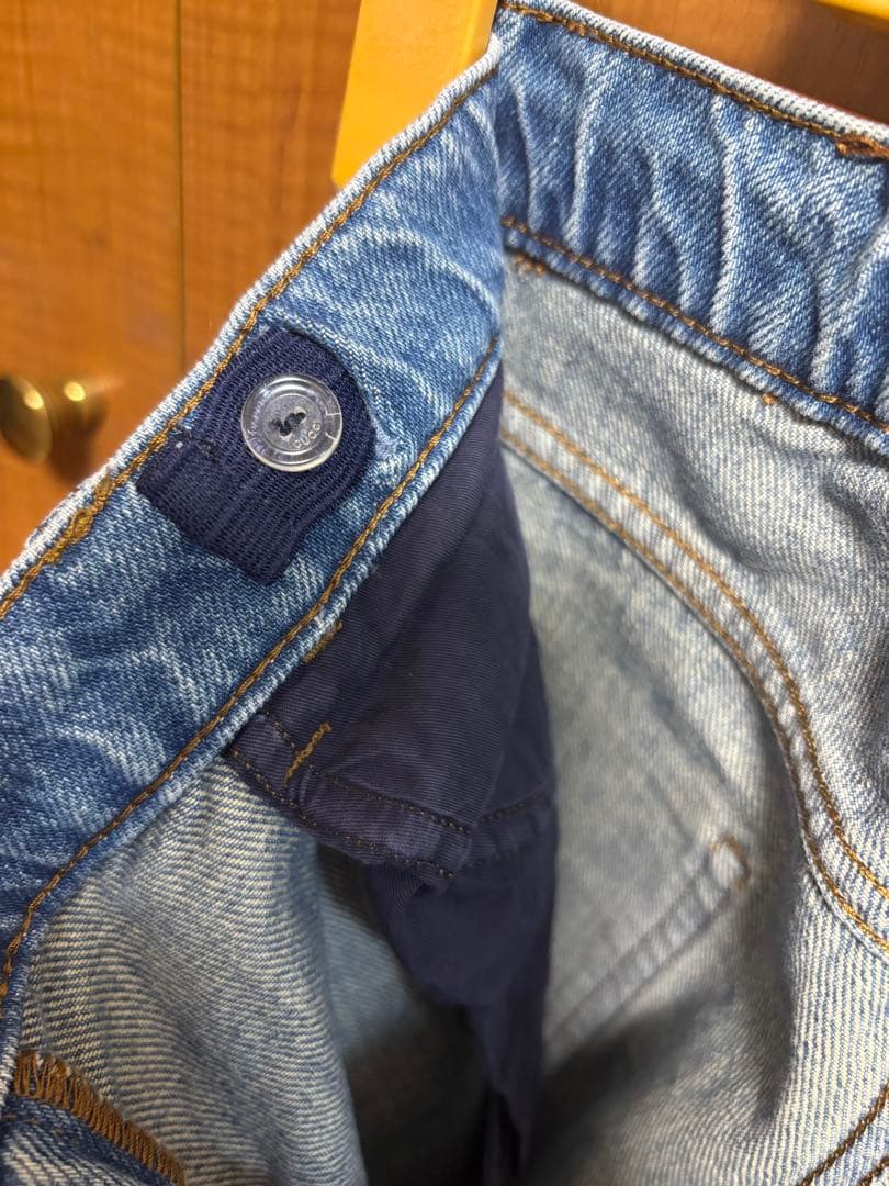 GUCCI 美品　キッズ　シェリーライン　サイドラインデニム　パンツ　140㎝