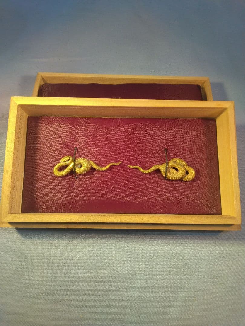 目貫　青大将　蛇　武具　刀剣　　縁頭　鐔　アンティーク