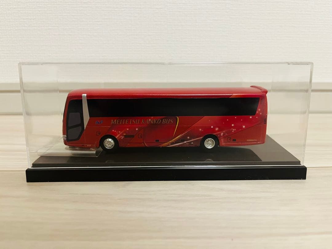 名鉄観光バス 『ゼウス』1/80スケールモデル 赤