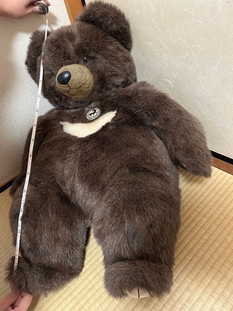 サンアンドスター ツキノワグマ くまのぬいぐるみ レトロ ビンテージ 約70cm