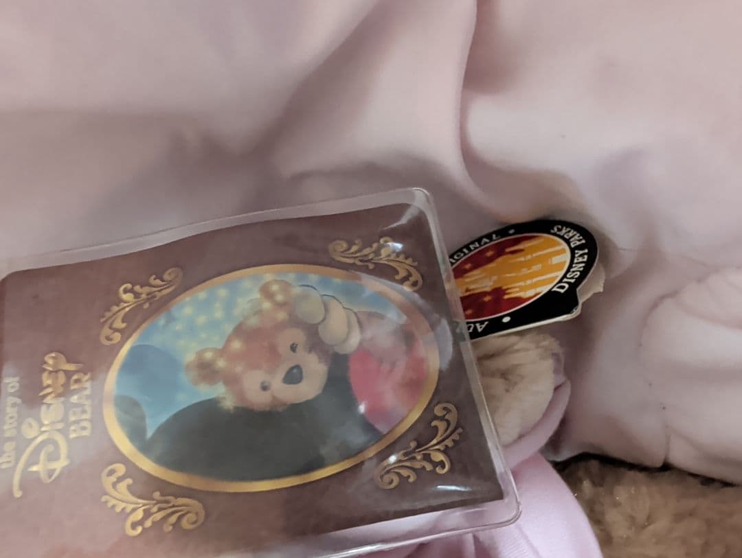 WDW☆ ピンクパーカー ダッフィーぬいぐるみ ☆☆タン毛