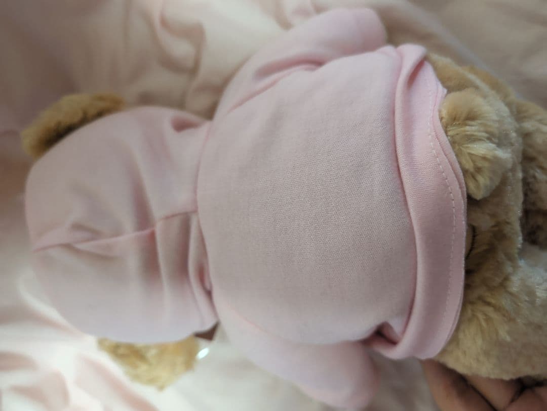 WDW☆ ピンクパーカー ダッフィーぬいぐるみ ☆☆タン毛