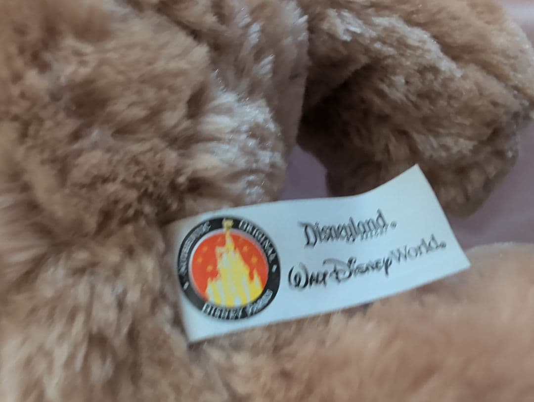 WDW☆ ピンクパーカー ダッフィーぬいぐるみ ☆☆タン毛