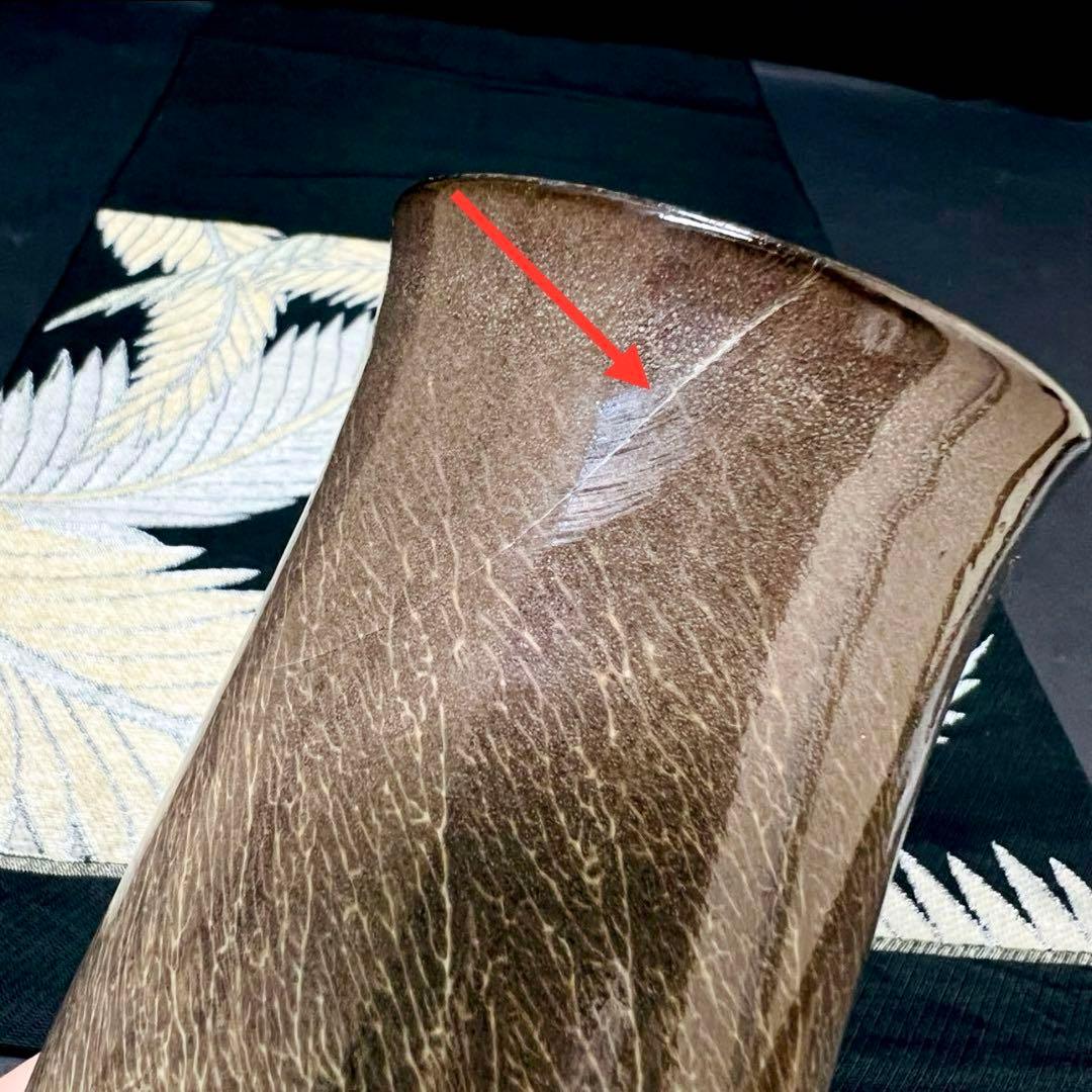 現川焼臥牛窯　無形文化財指定　十三代横石臥牛　刷毛白鷺図　花瓶　花入/飾皿2点