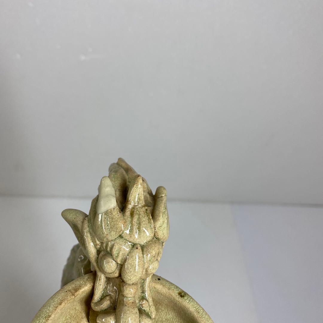 中国宋時代　鶏形青磁水注　高さ32㎝　トヒチ　東な7-0329☆2F