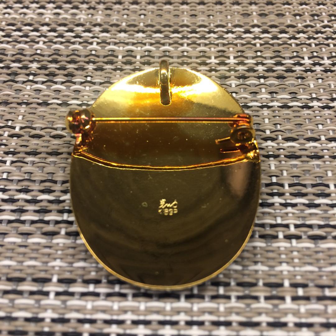 肥後象嵌光助　鳳凰ブローチペンダント