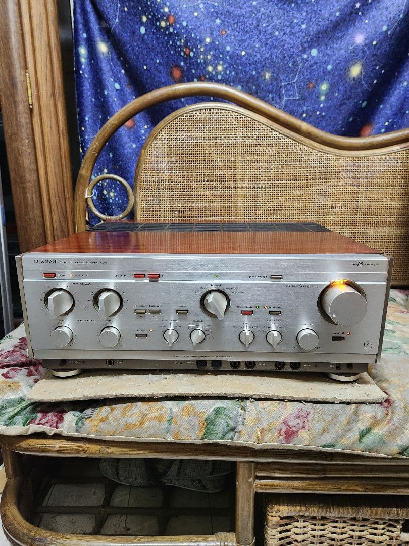 フルレストア済！完動超美品！LAXMAN高級プリメインアンプL-550