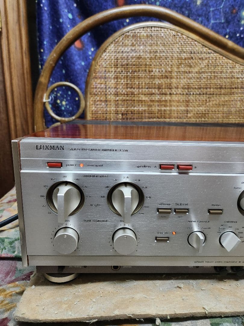 フルレストア済！完動超美品！LAXMAN高級プリメインアンプL-550