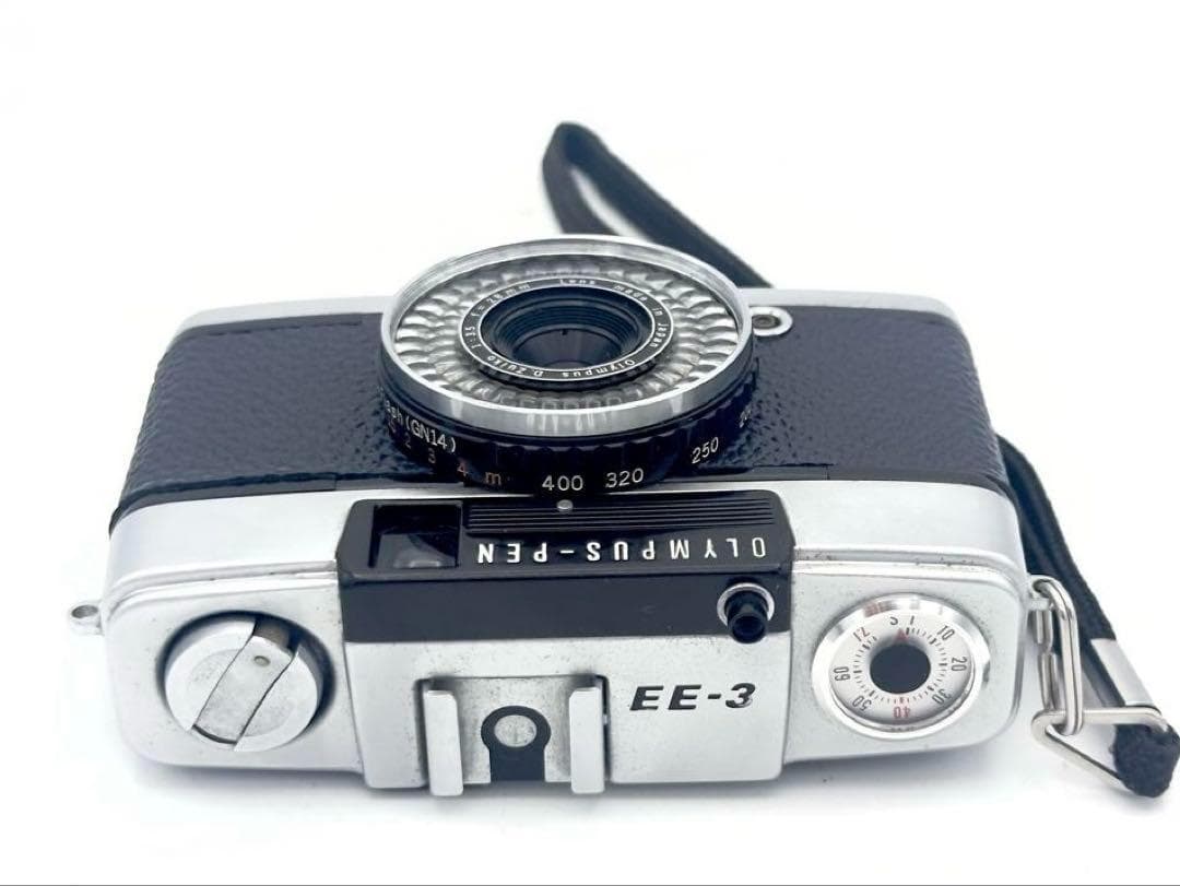 【くるみもち様　革貼り替え】OLYMPUS PEN EE-3 ハーフサイズカメラ