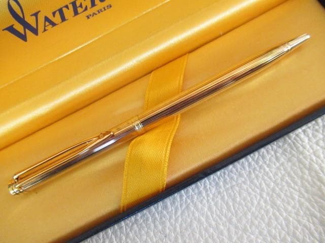定価10万◆カタール国 ウォーターマン ジェントルマン100 万年筆とボールペン
