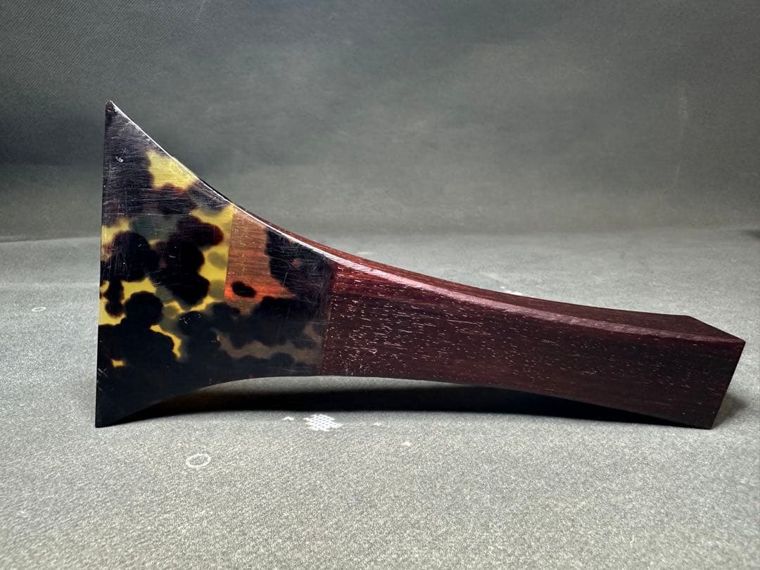 三味線　鼈甲撥　撥　バチ　天然素材　和楽器　民謡　アンティーク　細密細工