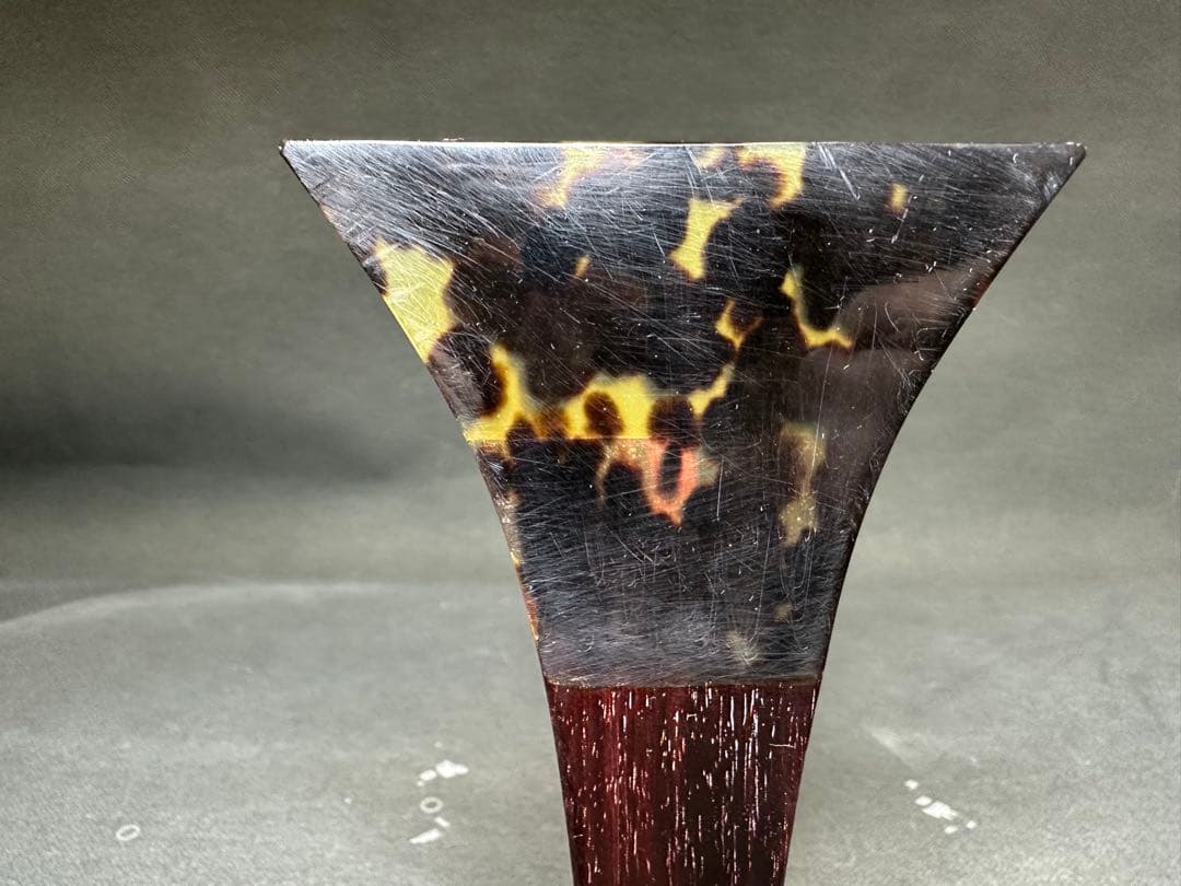 三味線　鼈甲撥　撥　バチ　天然素材　和楽器　民謡　アンティーク　細密細工