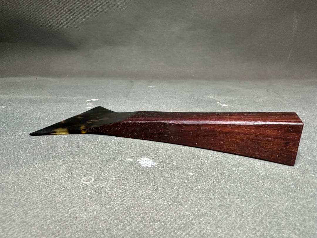 三味線　鼈甲撥　撥　バチ　天然素材　和楽器　民謡　アンティーク　細密細工