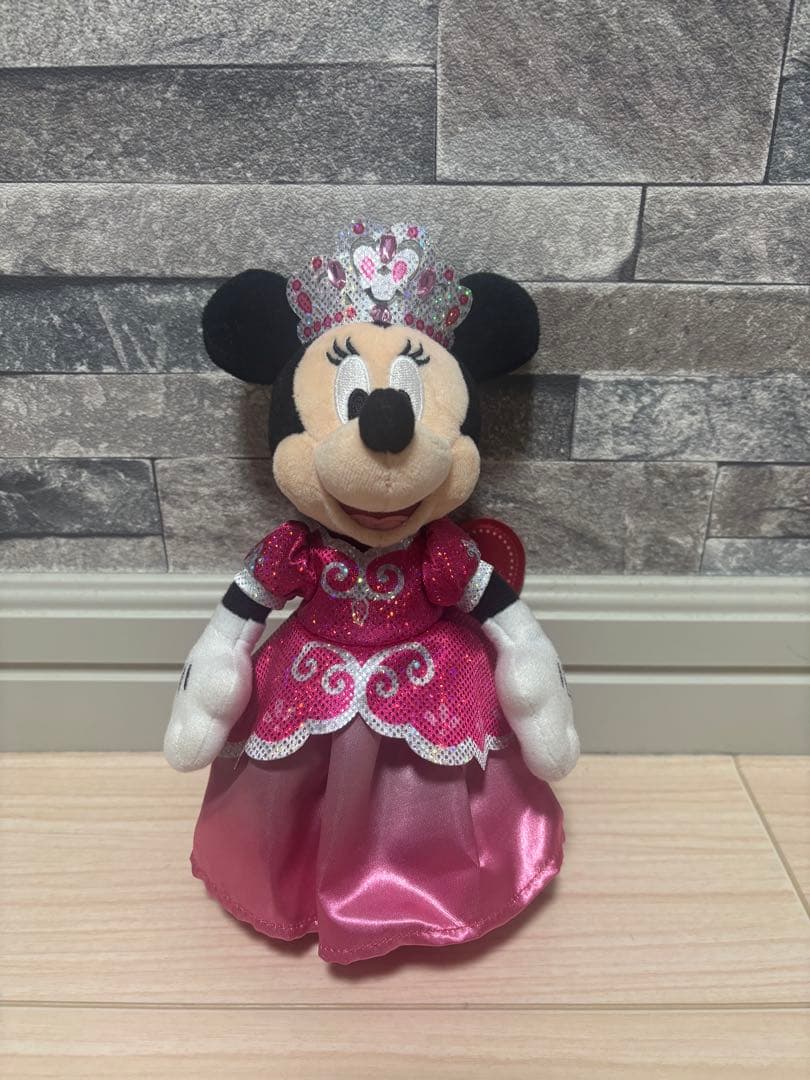 トータリーミニーマウス ぬいぐるみバッジ＆カプセルトイセット