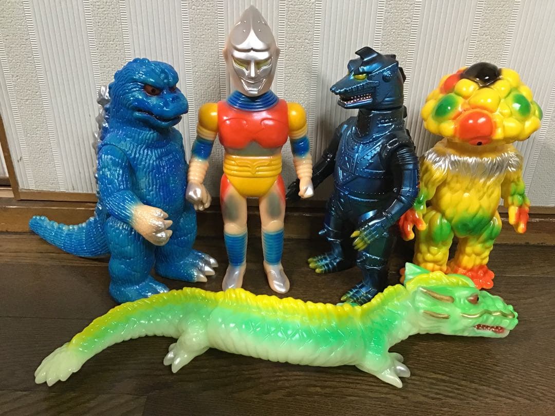 M1号　東宝怪獣5体セット　福袋　現状現品渡し　美品　プロフ必読　値引不可