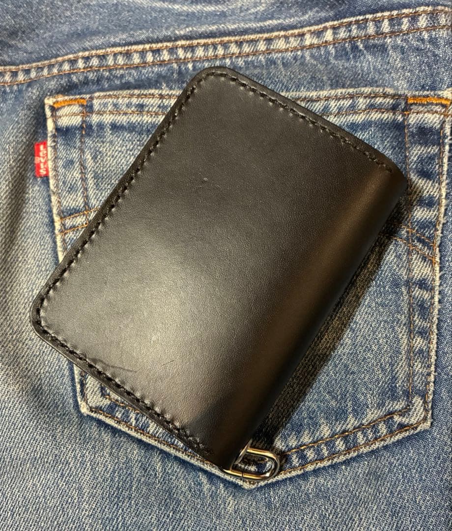 ショート　トラッカーウォレット　シルバー925 クロスボール　ブルガロ　※即納品