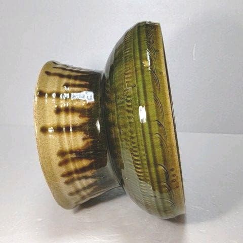 杯 (織部) 茶道具　藤原 一門