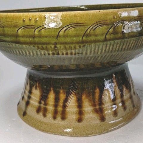 杯 (織部) 茶道具　藤原 一門